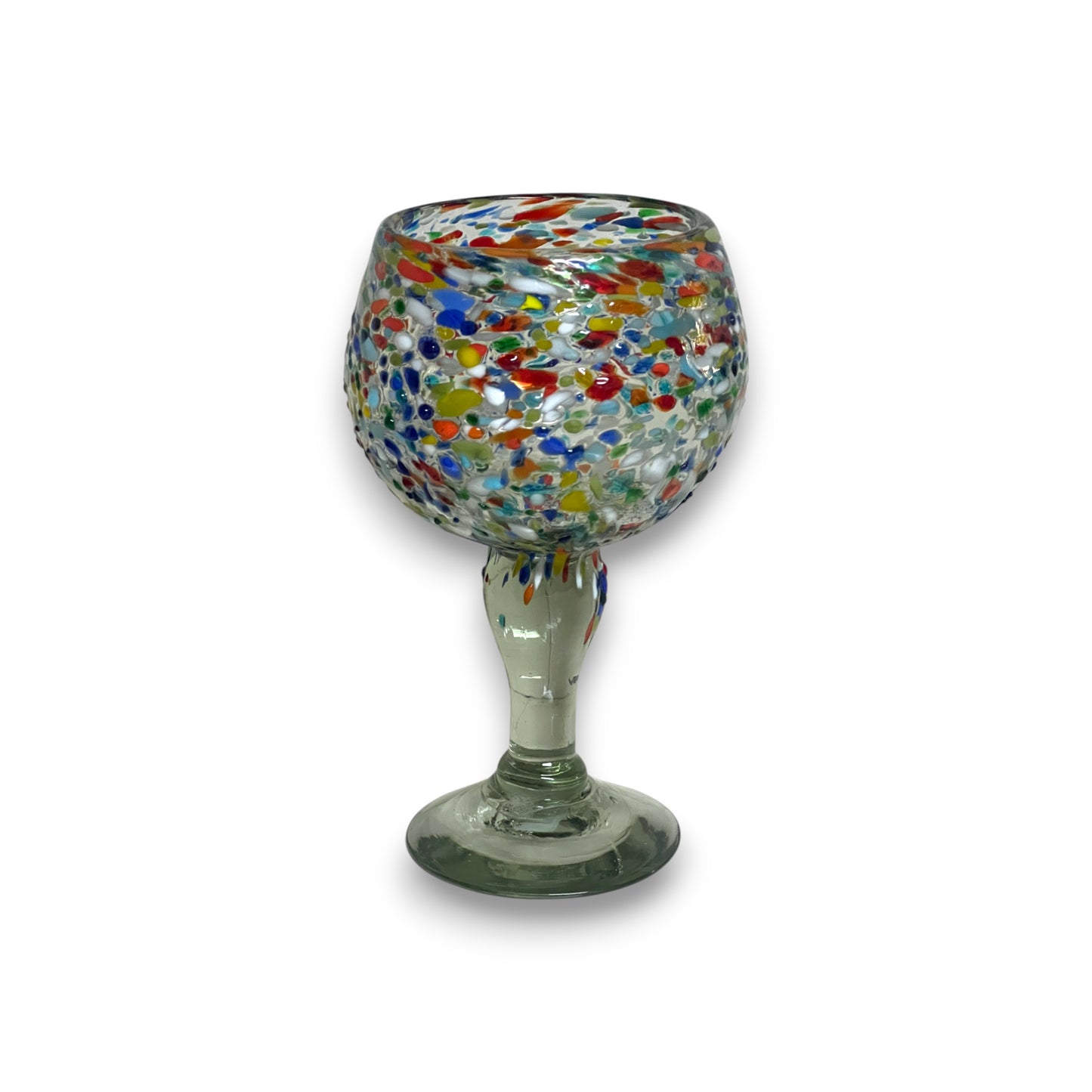 Mexican Margarita Glass | Fish Bowl Confetti Pebble