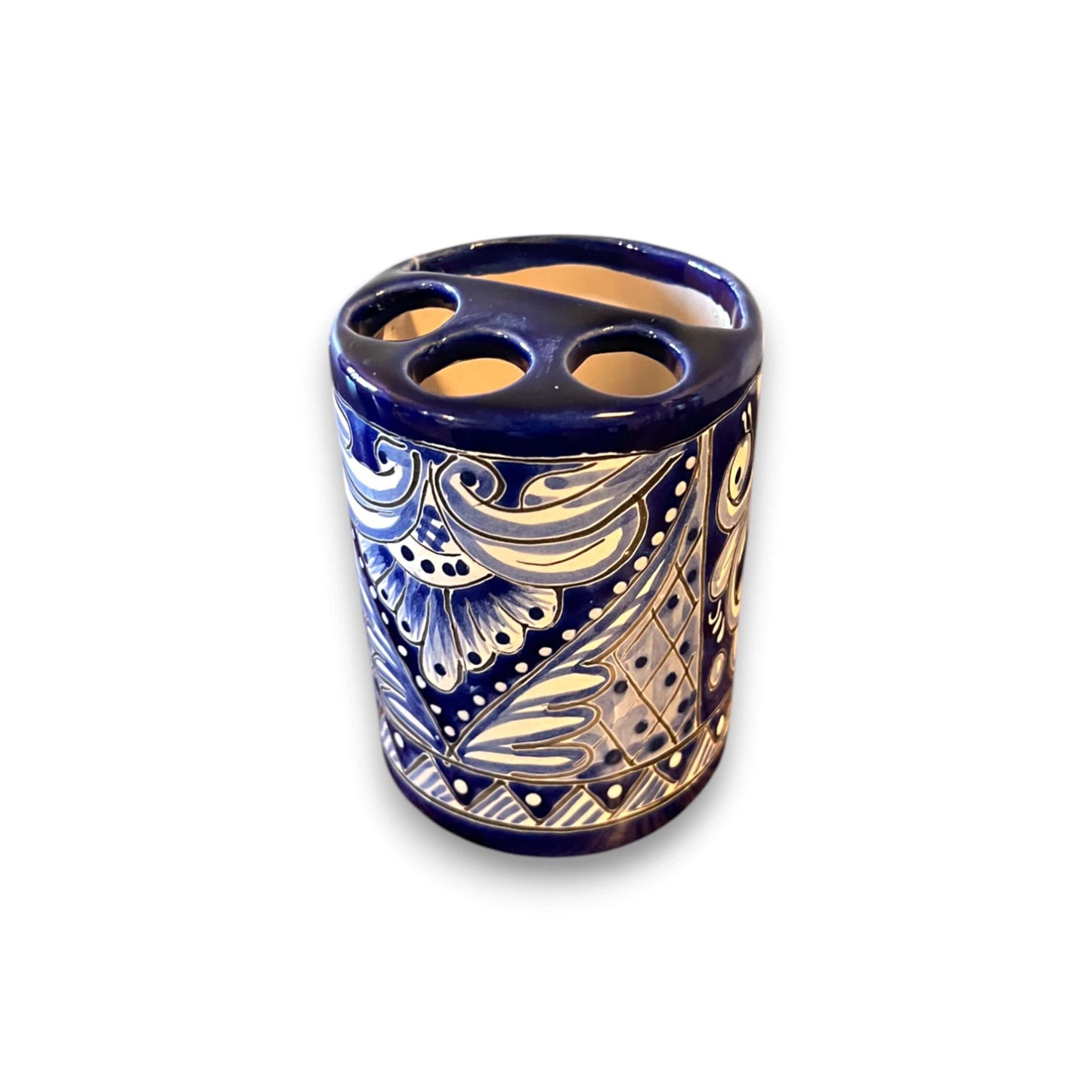 Talavera Toothbrush Holder - Stylish Bathroom Decor