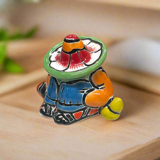 Small Talavera Panchito Figurine | Mexican Art