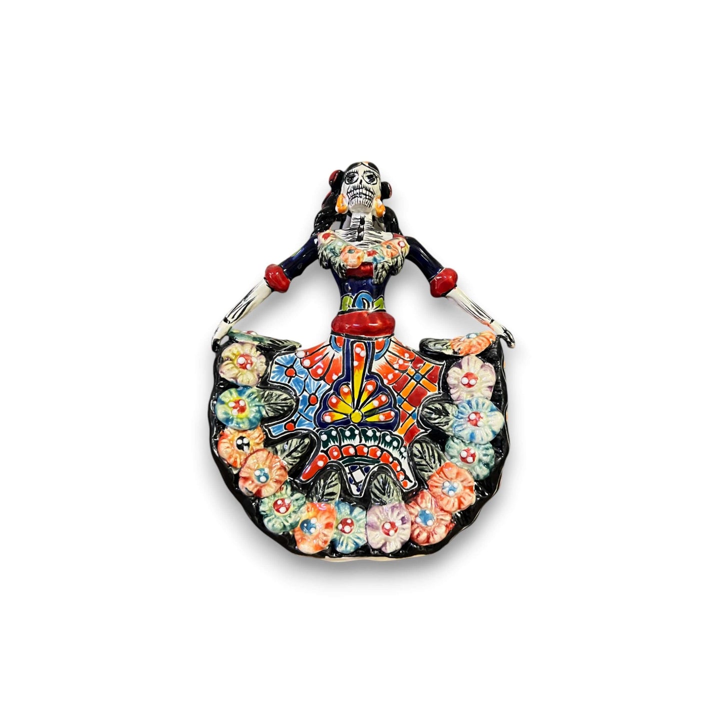 Handmade Talavera Catrina Figurine | Ceramic Art