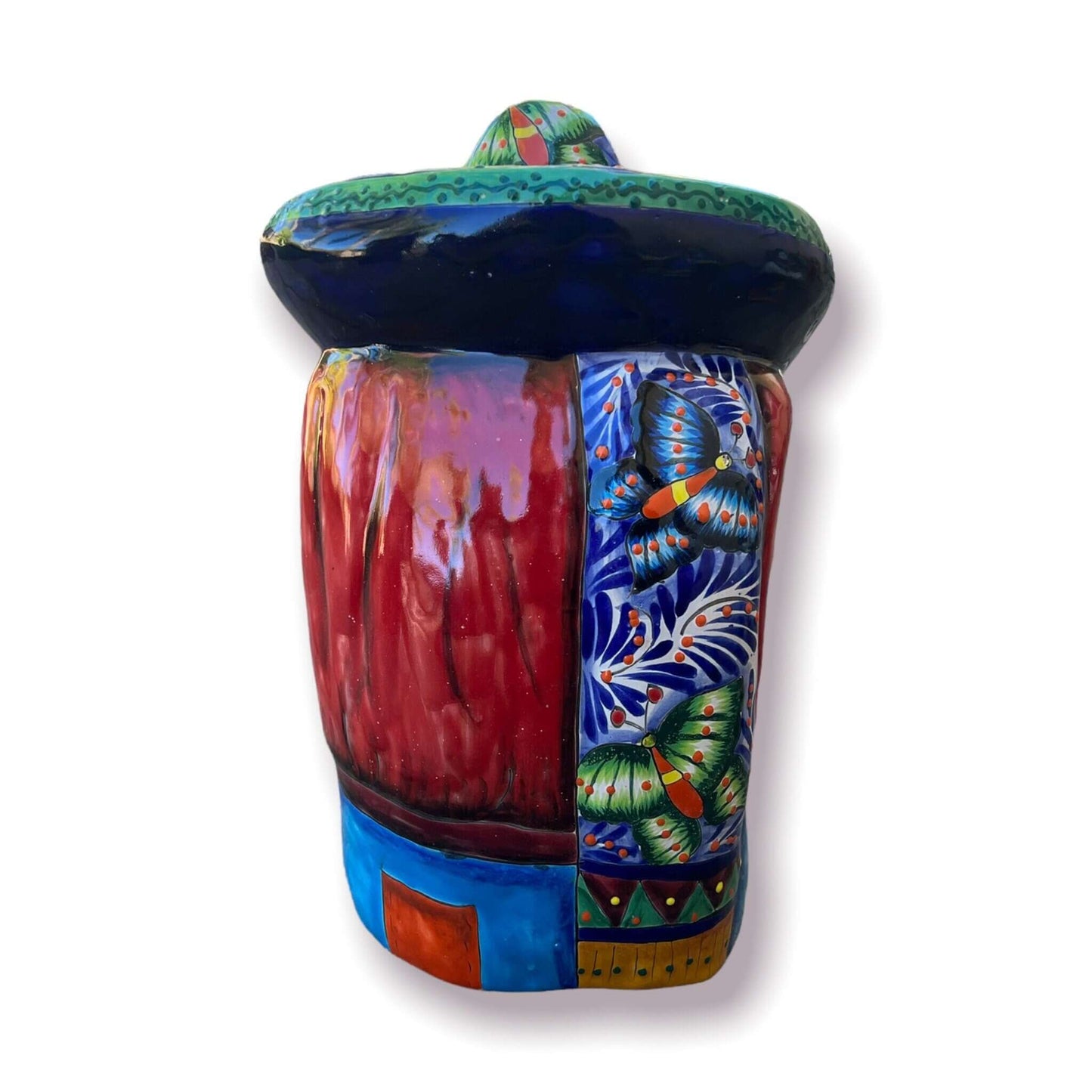 XL Talavera Panchito Statue | Hand-Painted Mexican Decor