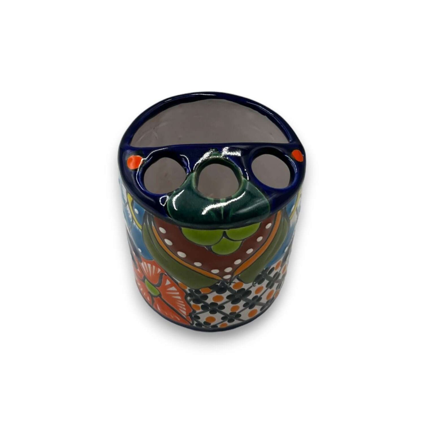 Talavera Tooth Brush Holder - Mexican Handmade