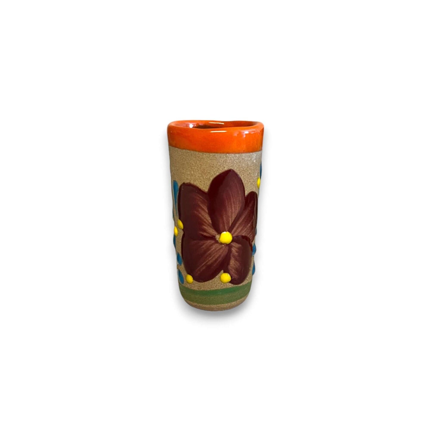 Talavera Hand-Painted Shot Glass | Artisan Craft