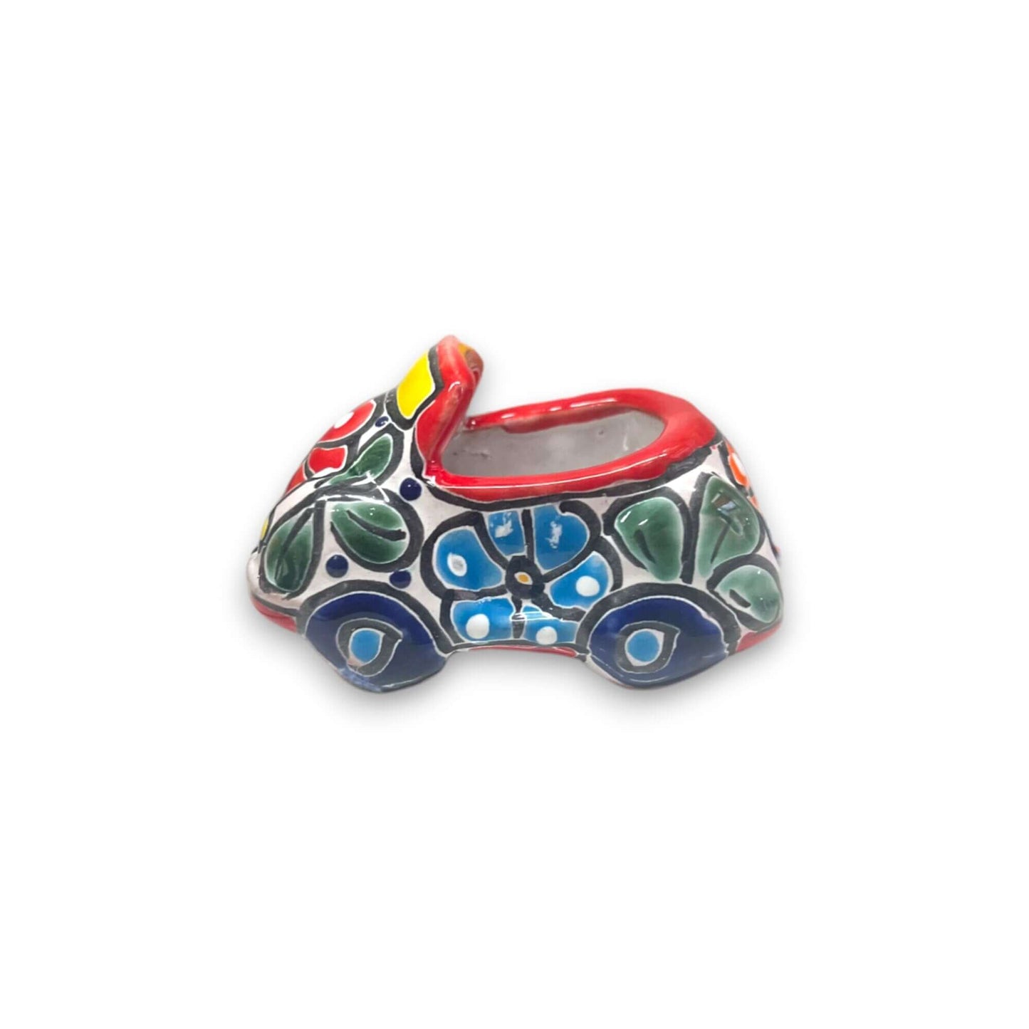 Colorful Talavera Car Planter | Mexican Pottery