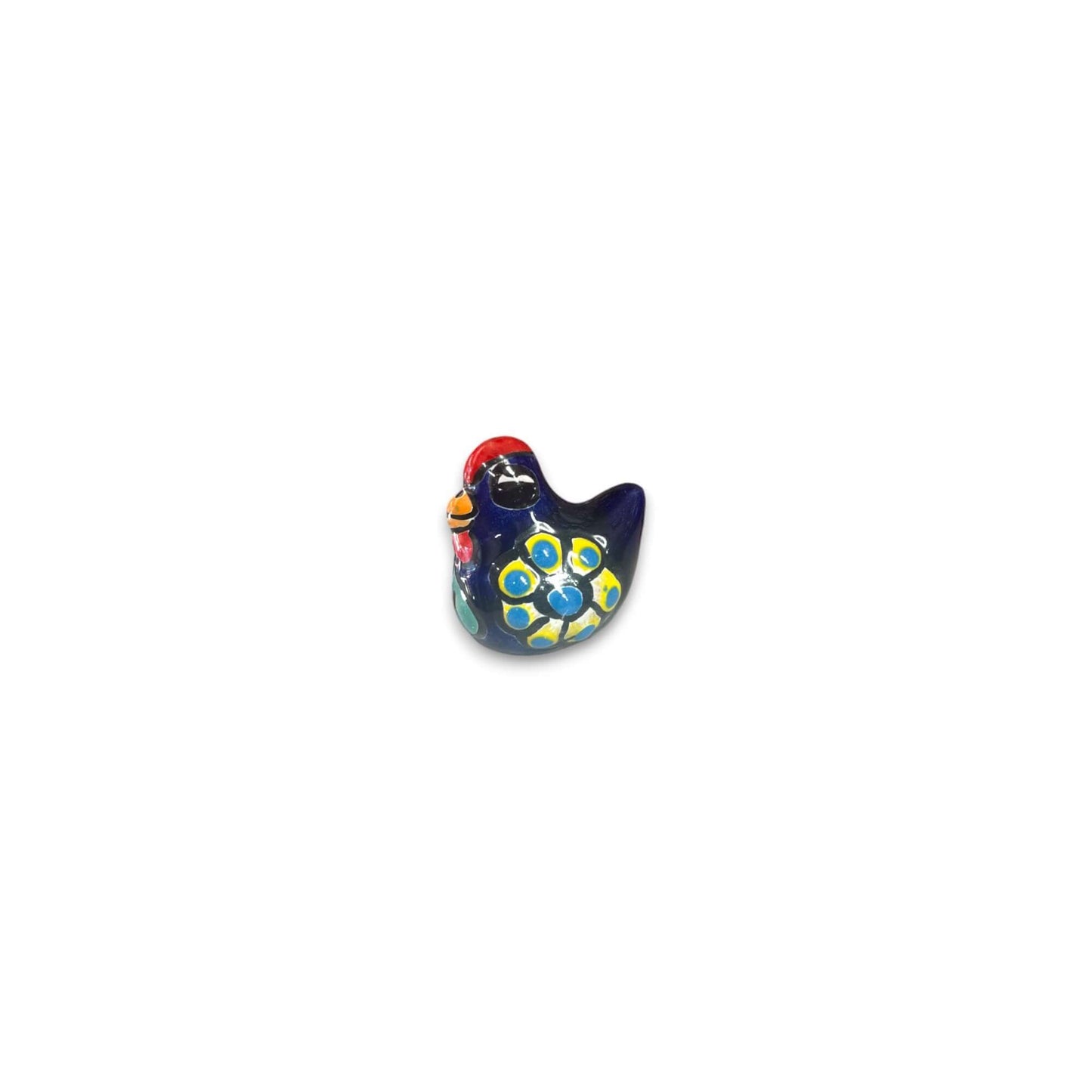 Set of 2 Talavera Chicken Figurines