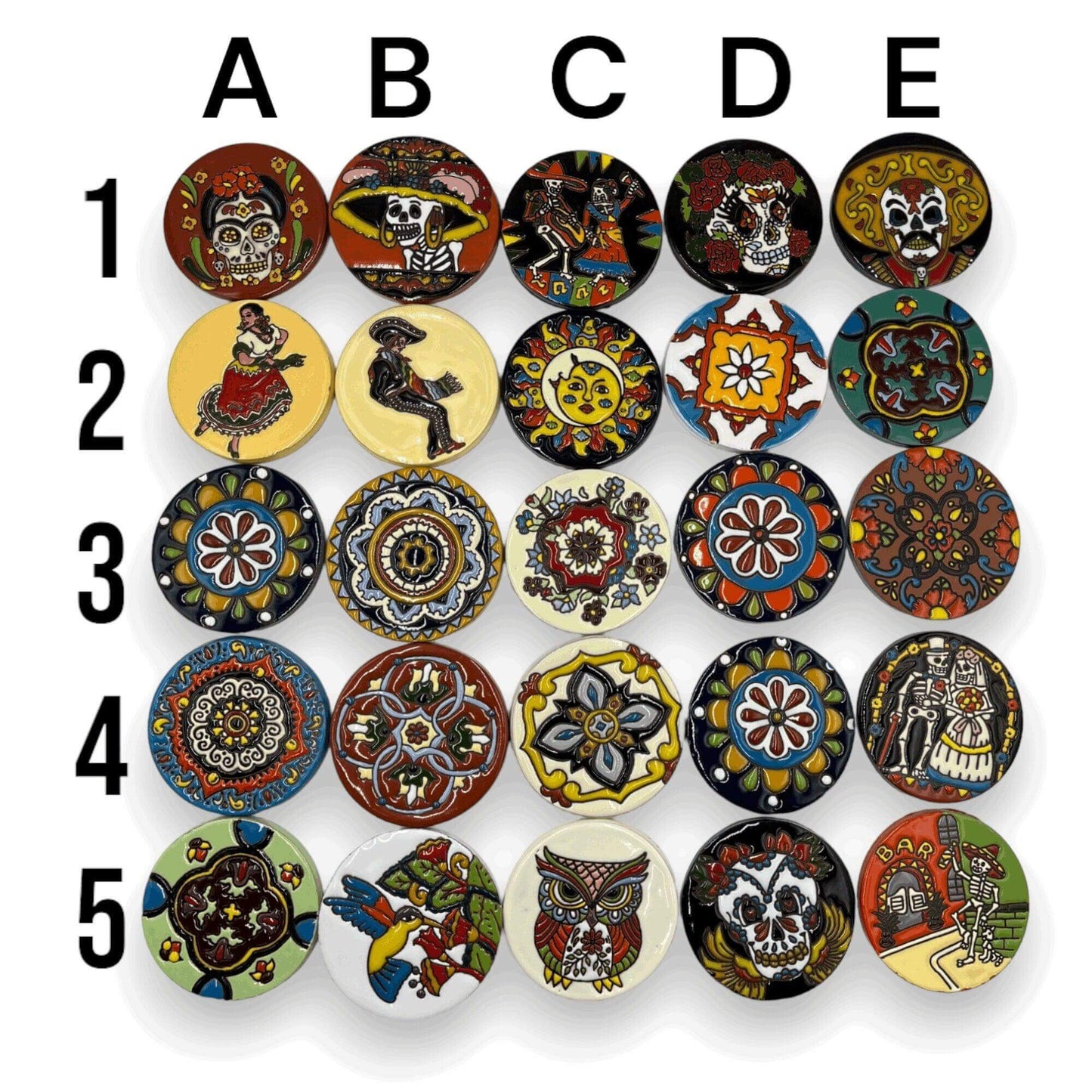 Customizable Talavera Coaster Tiles