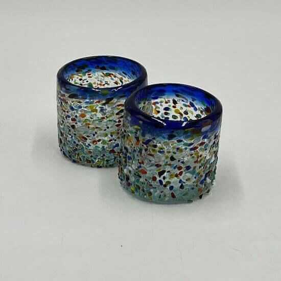 Hand-Blown Mexican Shot Glass | Festive Flair