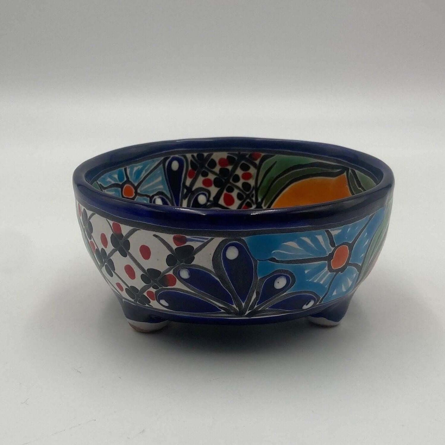 Mexican Handmade Talavera Sauce Bowl | 6" Diameter