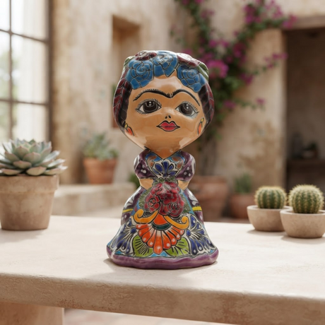 Talavera Frida Statue/ Planter - lifestyle product view 1