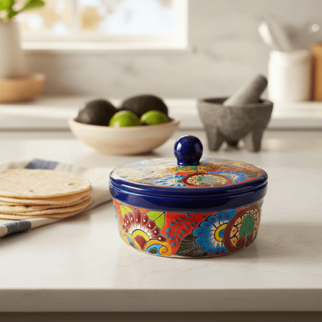 Talavera Tortilla Warmer - lifestyle product view 1