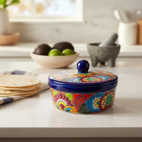 Talavera Tortilla Warmer - lifestyle product view 1
