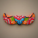 Talavera Winged Heart | Hand-Painted Mexican Ceramic Art