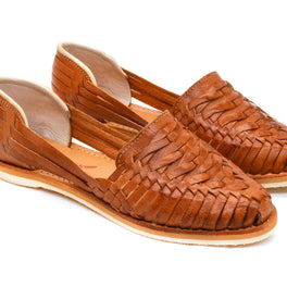 Cross Woven Huarache Walnut