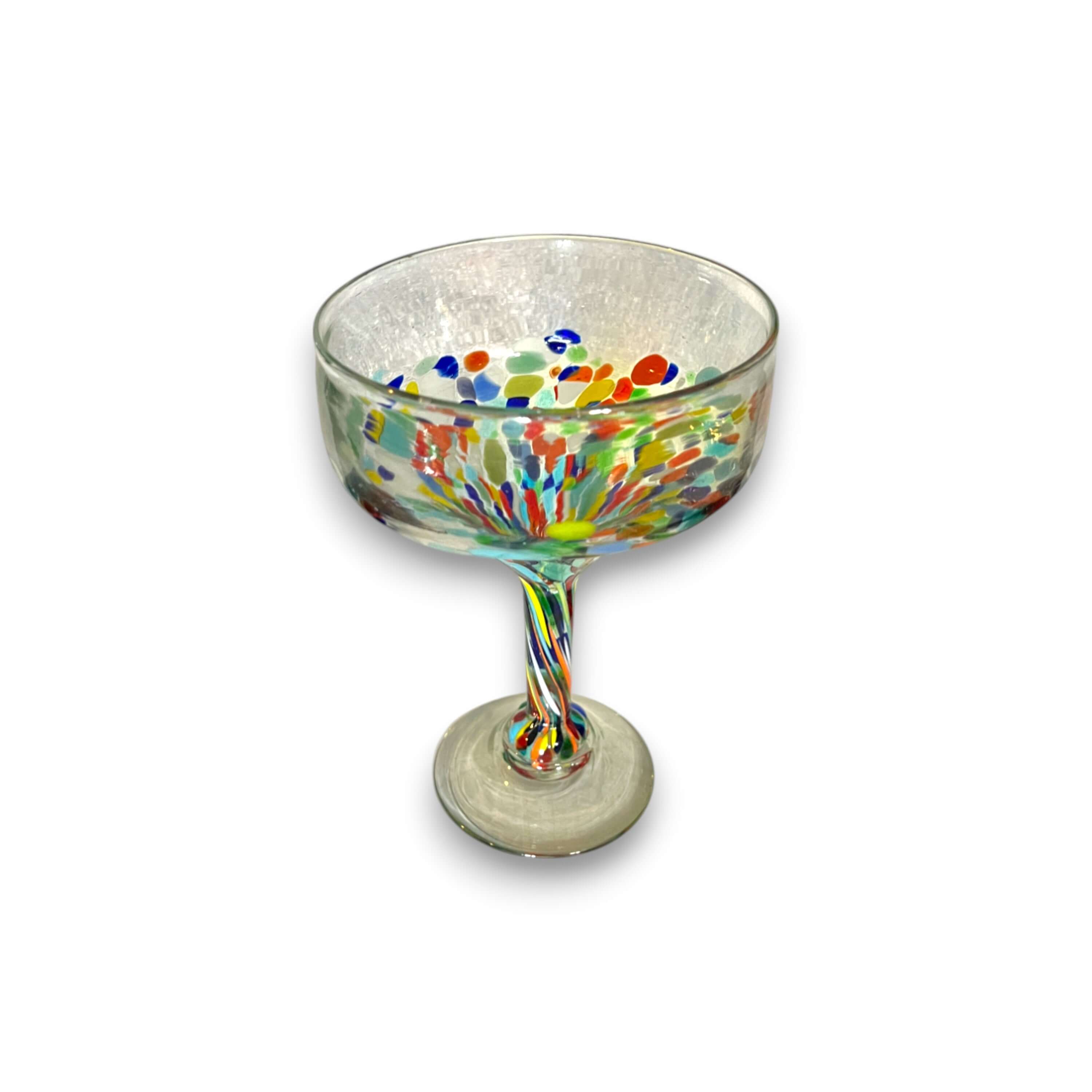 Hand-Blown Mexican Margarita Glass Gift