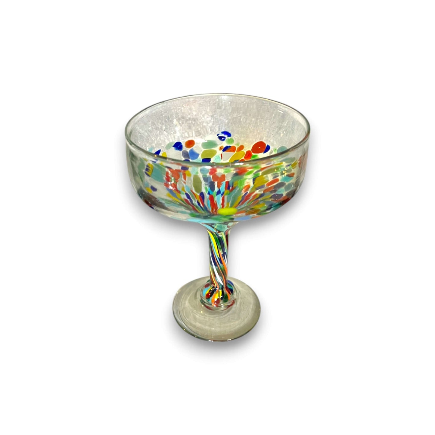 Hand-Blown Mexican Margarita Glass Gift