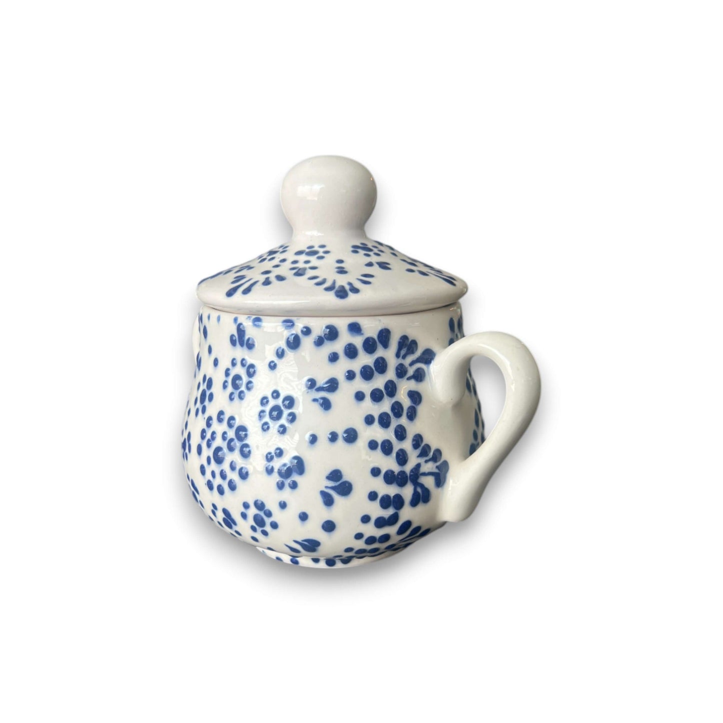 Blue & White Talavera Sugar Jar | Handmade
