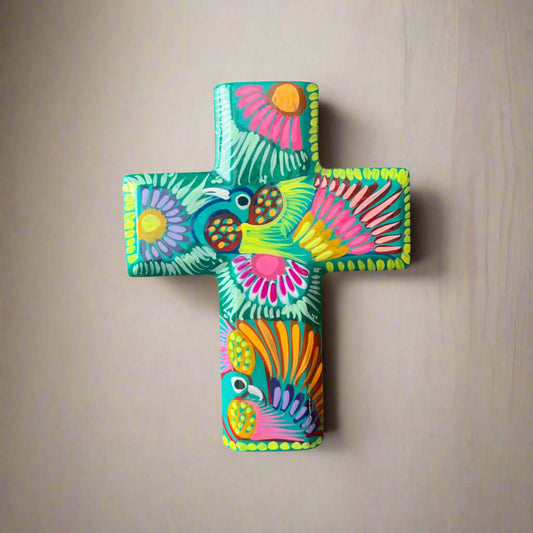 Guerrero Hand-Painted Cross Wall Art | Décor