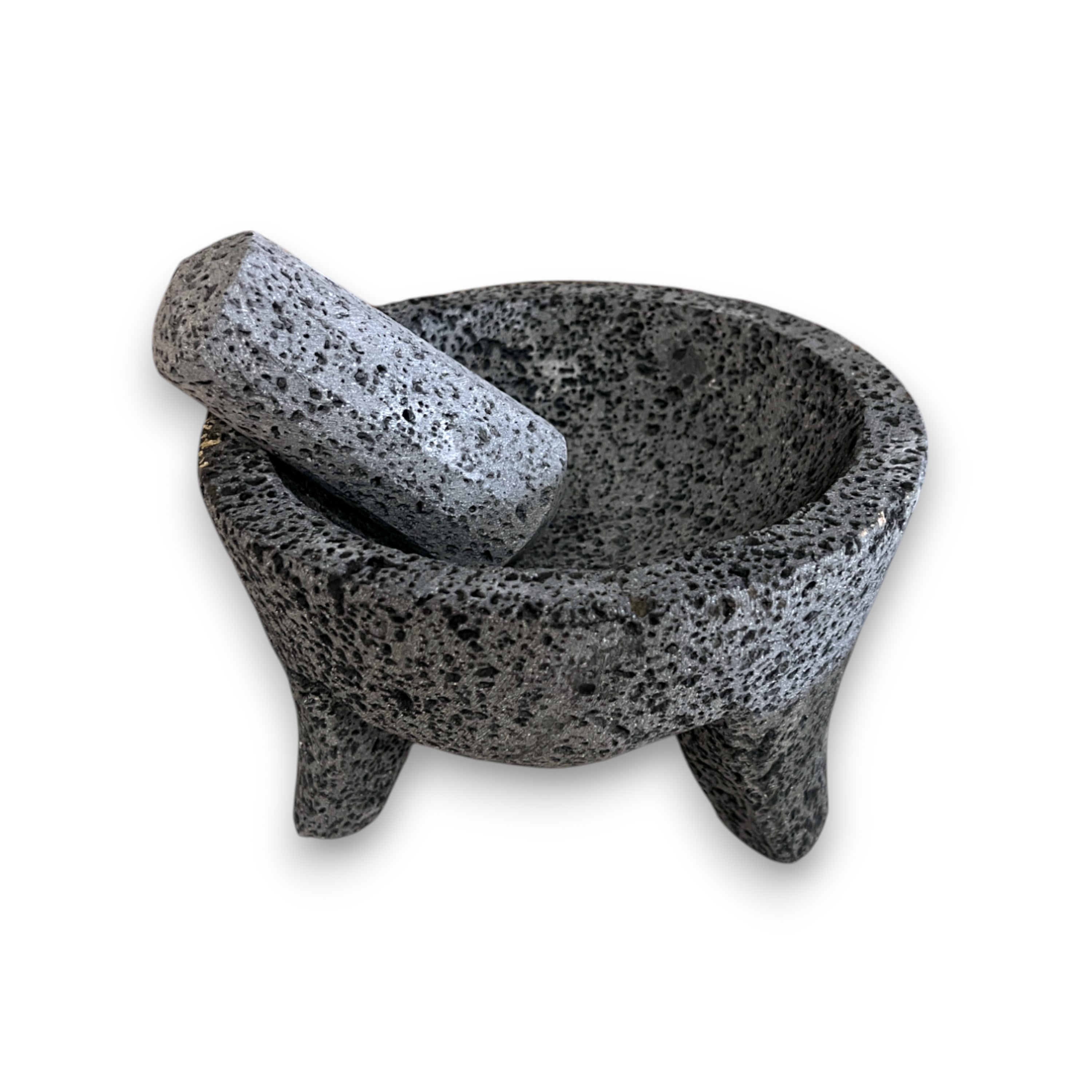 Volcanic Stone Molcajete | Handmade Mexican Mortar & Pestle