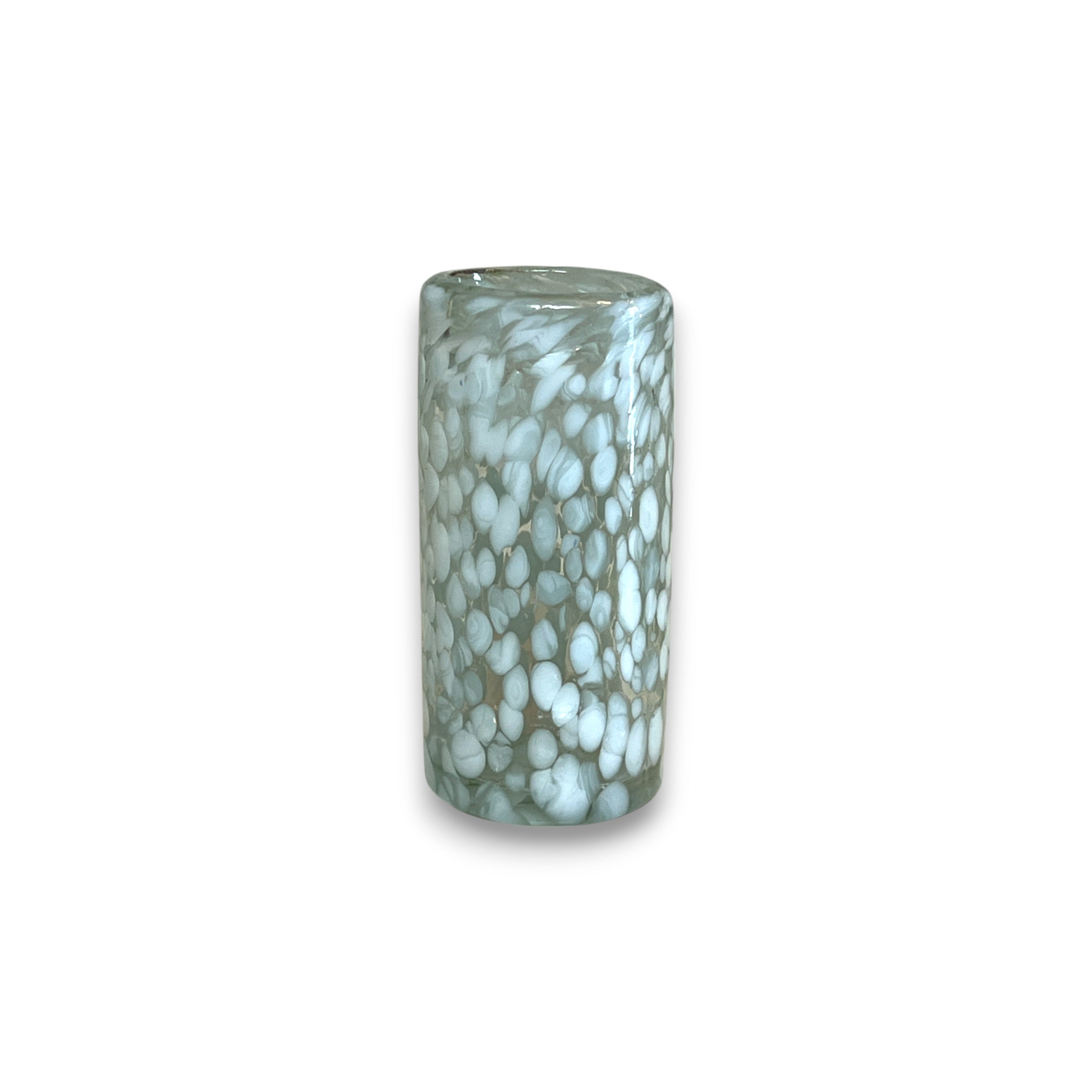 White Pebbled Shot Glass | Handcrafted Mexican Barware