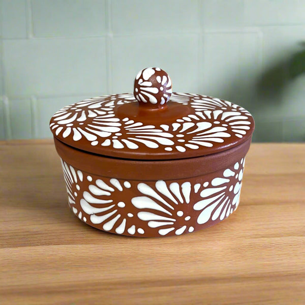 Talavera Tortilla Warmer | Handmade Terracotta Food Warmer
