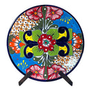11.5" Talavera Dinner Plate | Hand-Painted Mexican Folk Art Dish