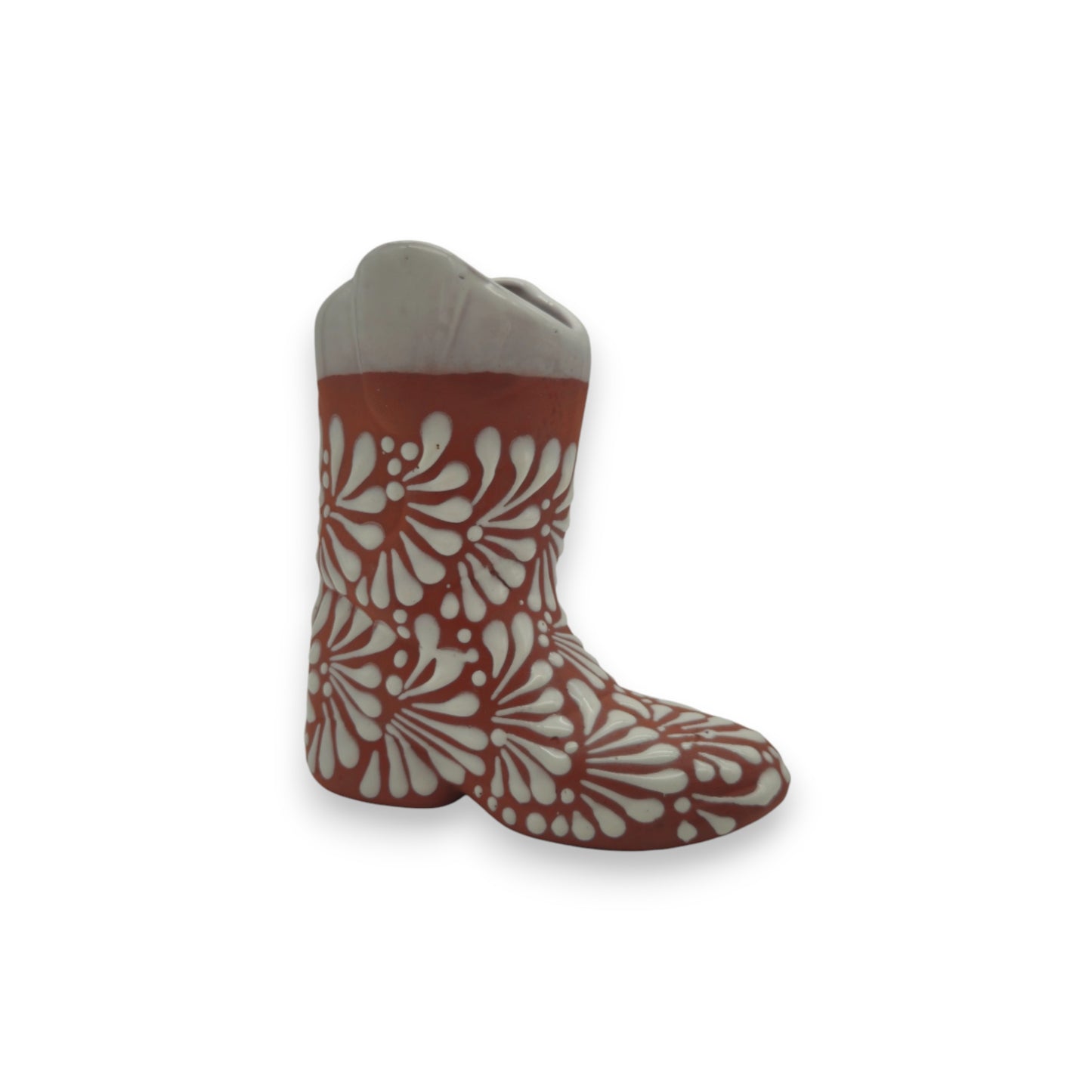 Talavera Boot Planter | Hand-Painted Mexican Pottery Accent