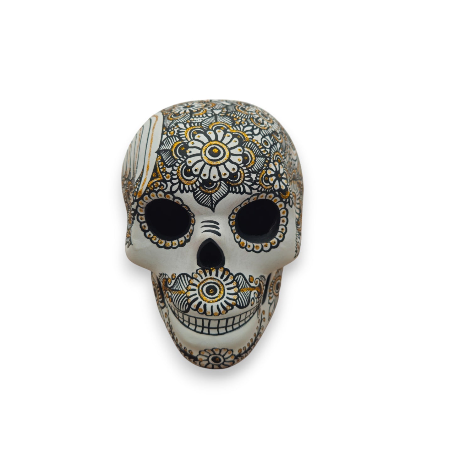 Talavera Calavera Skull | Hand-Painted Ceramic Decor