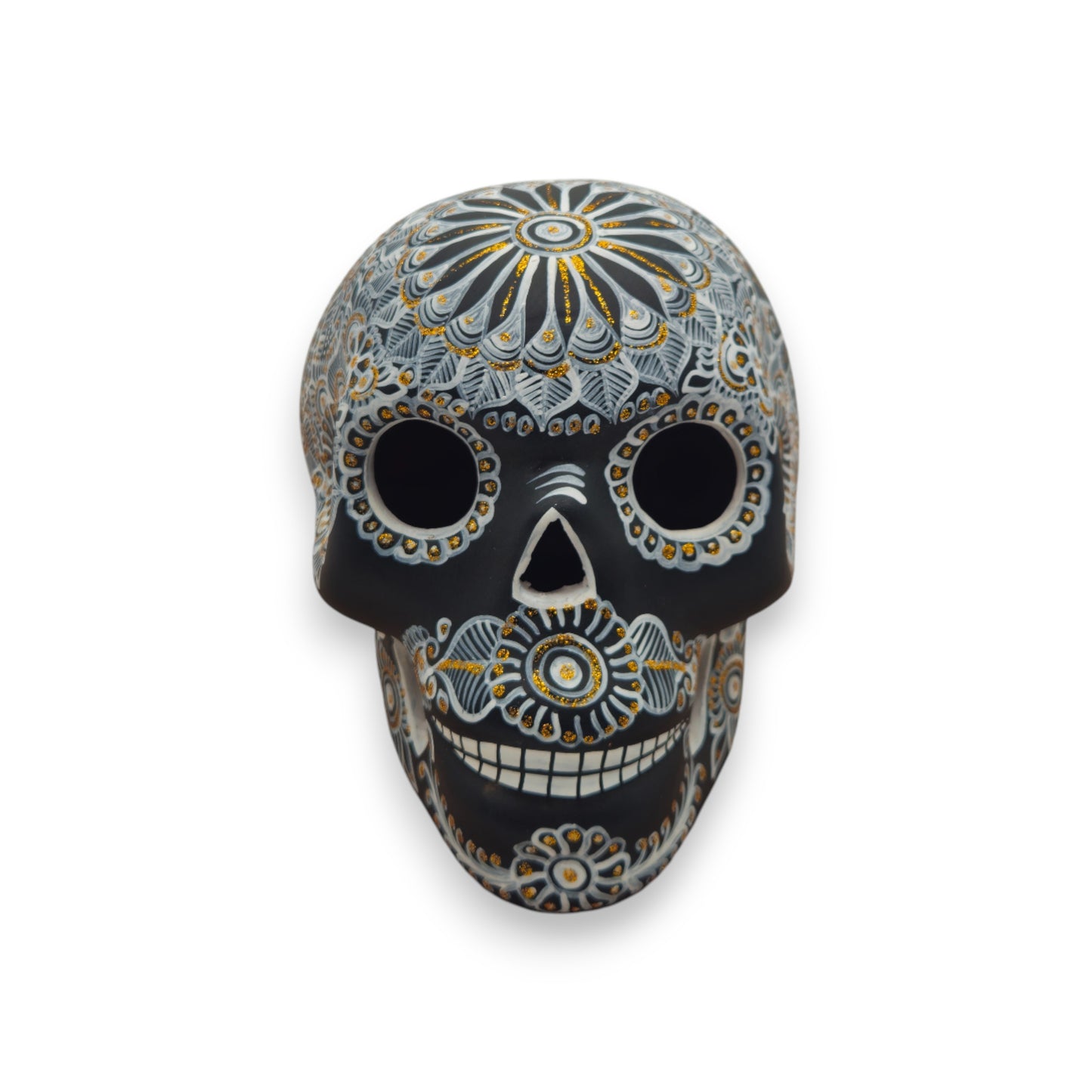 Talavera Calavera Skull | Hand-Painted Ceramic Decor