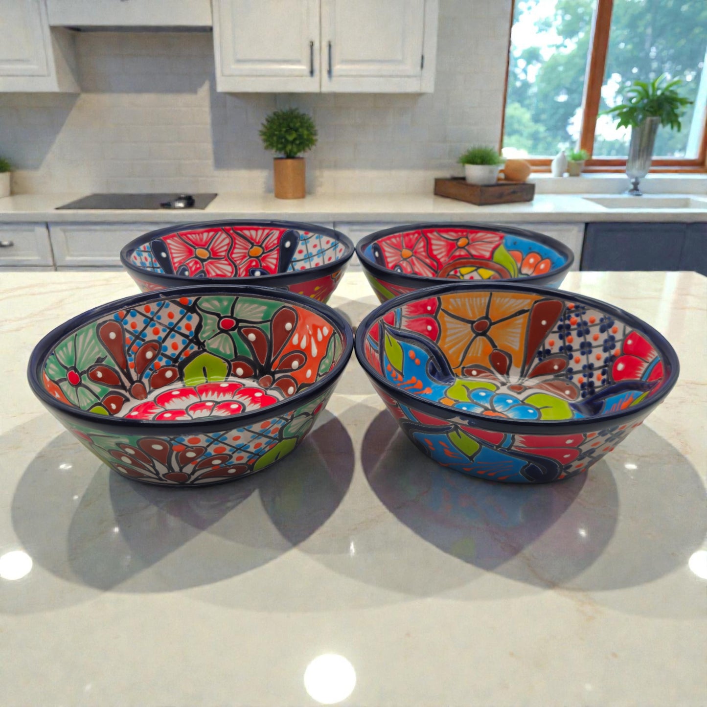 7.5" Talavera Soup Bowl | Handmade Mexican Dinnerware