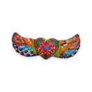 Talavera Winged Heart | Hand-Painted Mexican Ceramic Art