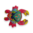 Talavera Crab Sculpture | Vibrant Handmade Mexican Art - Colorful crab decoration