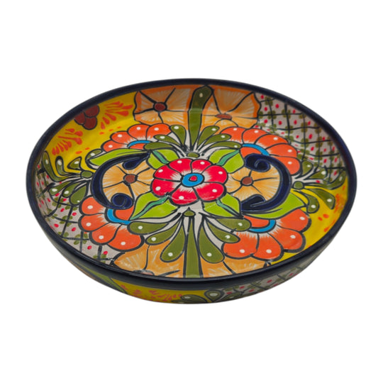 Talavera Appetizer Tray Set | Mexican Hand Painted Pottery
