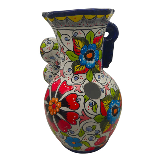 Talavera Floral Water Fountain | Handcrafted Mexican Art