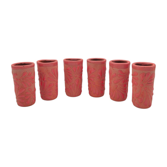 Pink Talavera Shot Glass | Handcrafted Ceramic Favor
