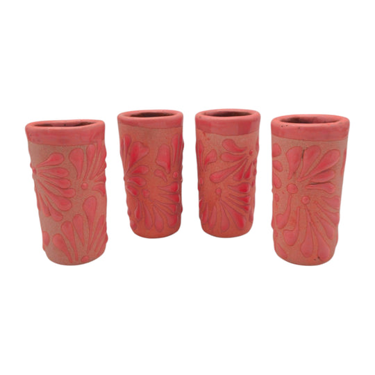 Pink Talavera Shot Glass | Handcrafted Ceramic Favor