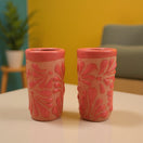 Pink Talavera Shot Glass | Handcrafted Ceramic Favor