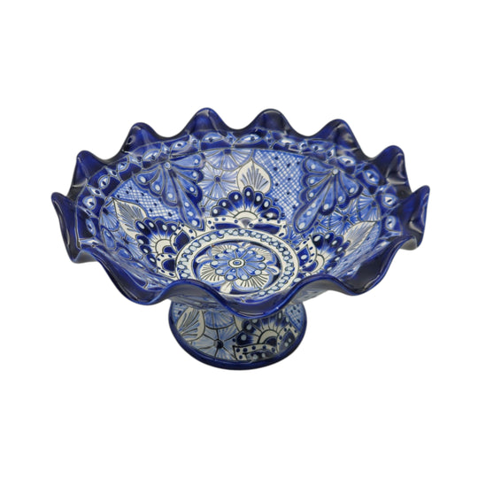 Talavera Fruit Basket | Hand-Painted Mexican Ceramic Centerpiece