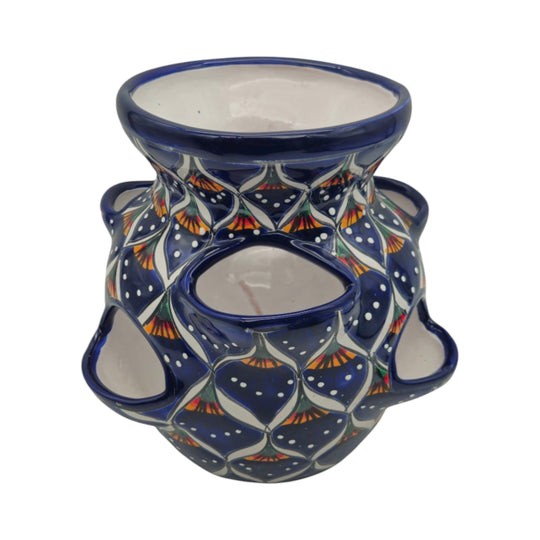 Talavera Strawberry Planter | Blue Peacock Design