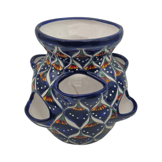 Talavera Strawberry Planter | Blue Peacock Design