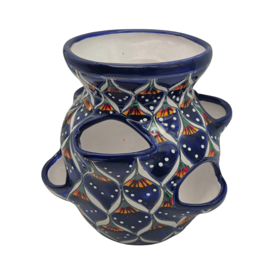 Talavera Strawberry Planter | Blue Peacock Design