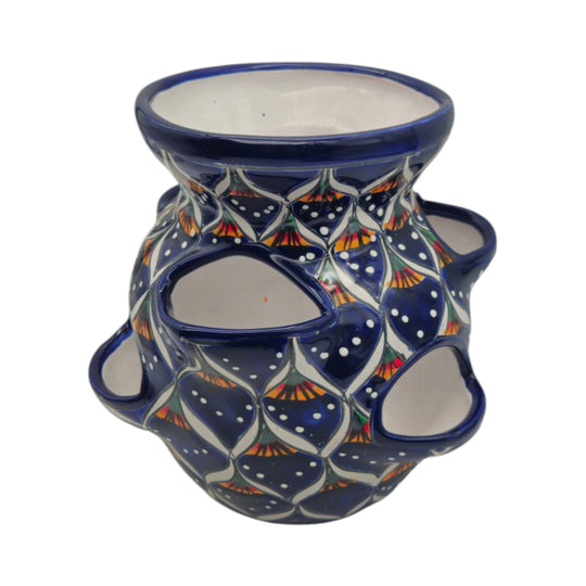 Talavera Strawberry Planter | Blue Peacock Design