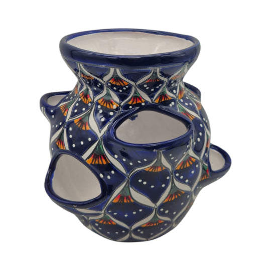 Talavera Strawberry Planter | Blue Peacock Design
