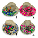 Hand Painted Mexican Hat | Colorful Artisanal Sombrero Designs