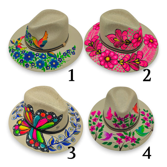 Hand Painted Mexican Hat | Colorful Artisanal Sombrero Designs