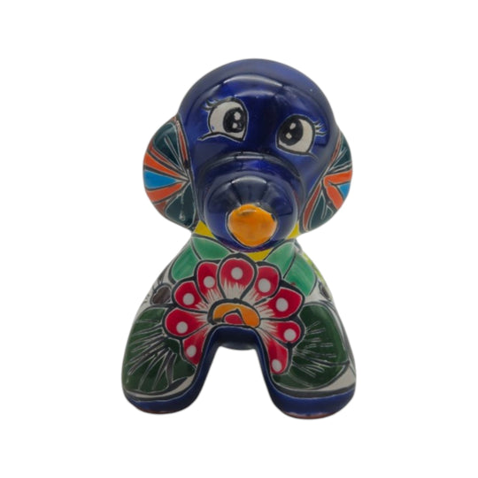 Talavera Poodle Planter | Colorful Dog Pottery