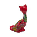 Talavera Cat Figurine | Multicolor Design