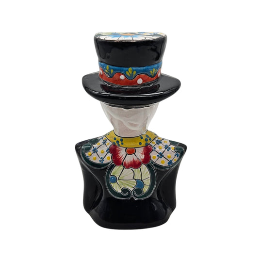 Talavera Skeleton Statue | Day of the Dead Catrin