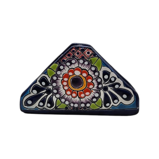 Talavera Napkin Holder | Hand-Painted Mexican Ceramic Decor