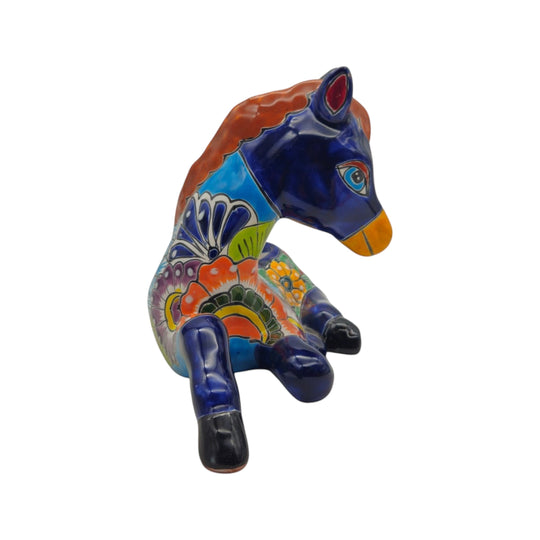 Talavera Horse Planter | Colorful Ceramic Decor