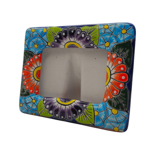 Talavera Picture Frame | Colorful Handmade Mexican Home Decor
